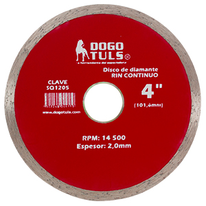 [SQ1205] DISCO DE DIAMANTE RIN CONTINUO 4"