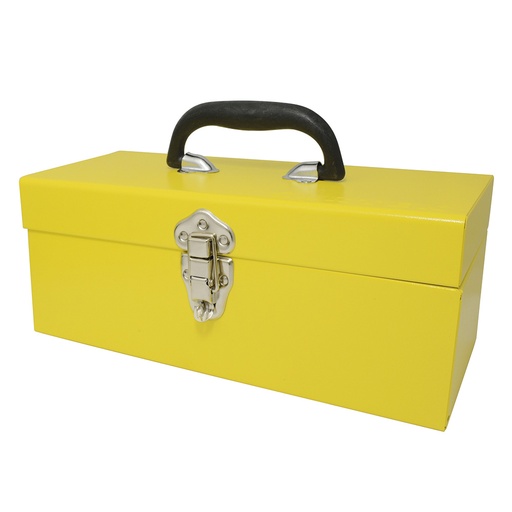 [TB12] Caja portaherramientas metálica amarilla 17" x 6-1/4" x 6-1/4"