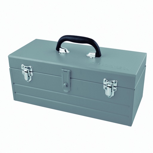 [CM16G] Caja portaherramientas metálica gris con charola 16" x 7" x 6"