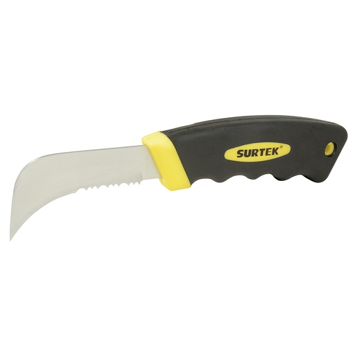 [120127] Cuchillo de acero inoxidables con mango bimaterial de 8", para linóleo