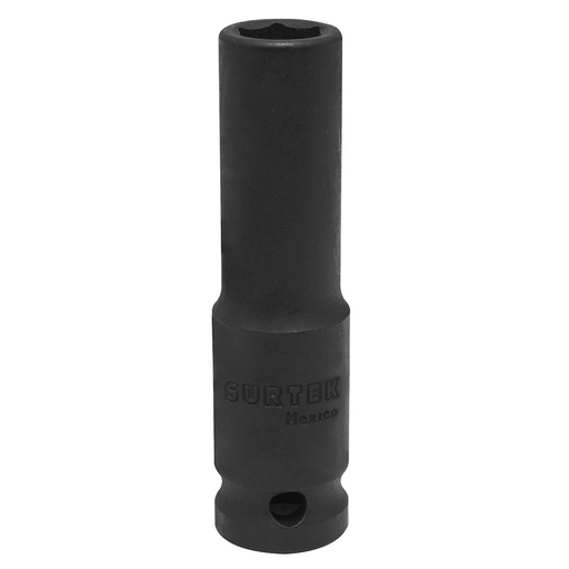 [S7816HL] Dado de impacto largo en pulgadas cuadro de 1/2", 6 puntas, 1/2"